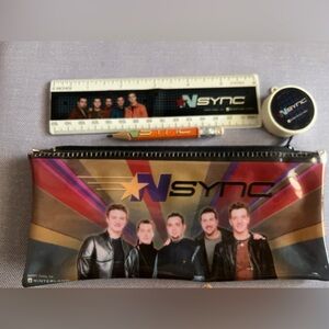 NSYNC Pencil Case and Stationery Set